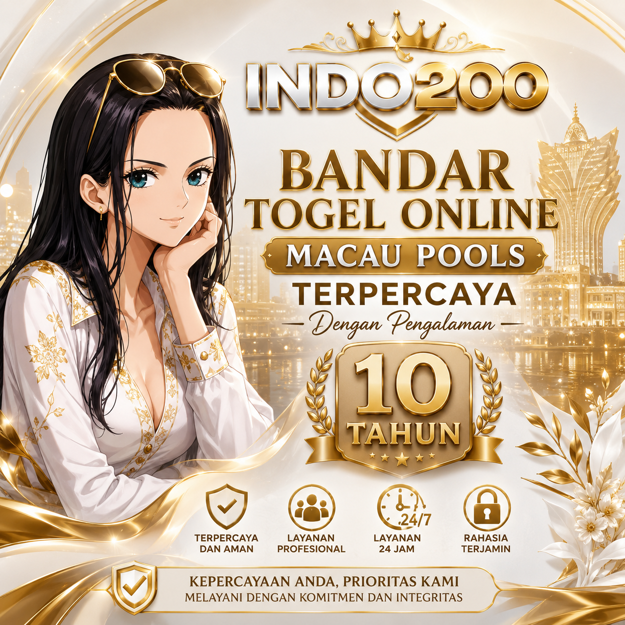 INDO200 - Bandar Togel Online Macau Pools Terpercaya Dengan Pengalaman 10 Tahun by Hey siriusly